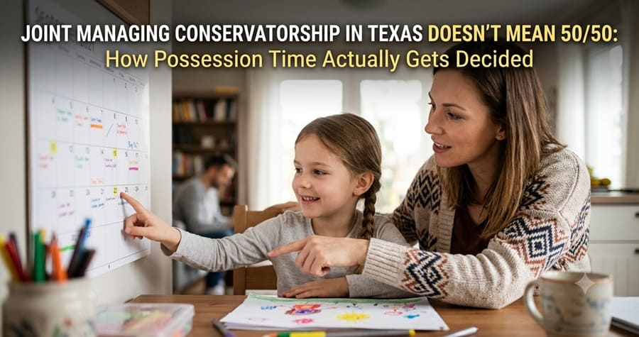 Joint Managing Conservatorship in Texas